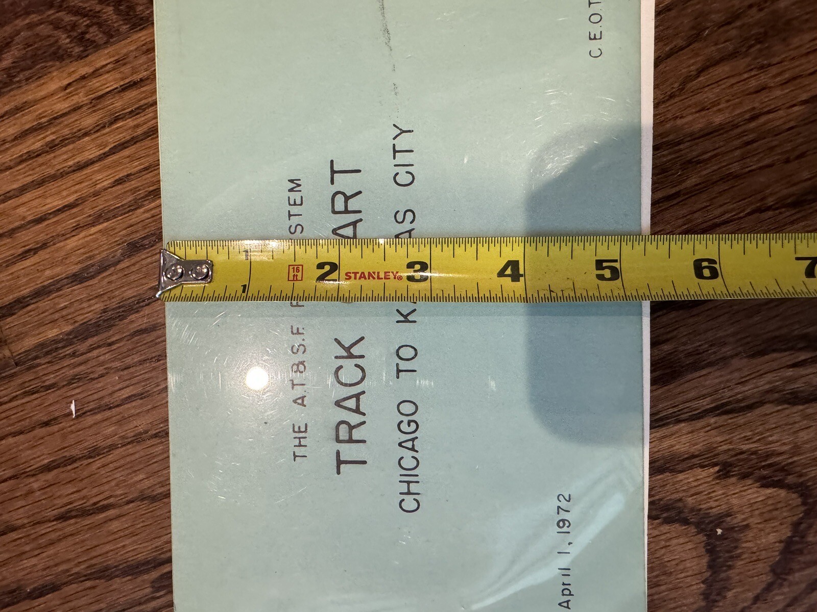 ATSF Santa Fe Railroad System Track Chart Binder 1 1972 Chicago To Kansas City