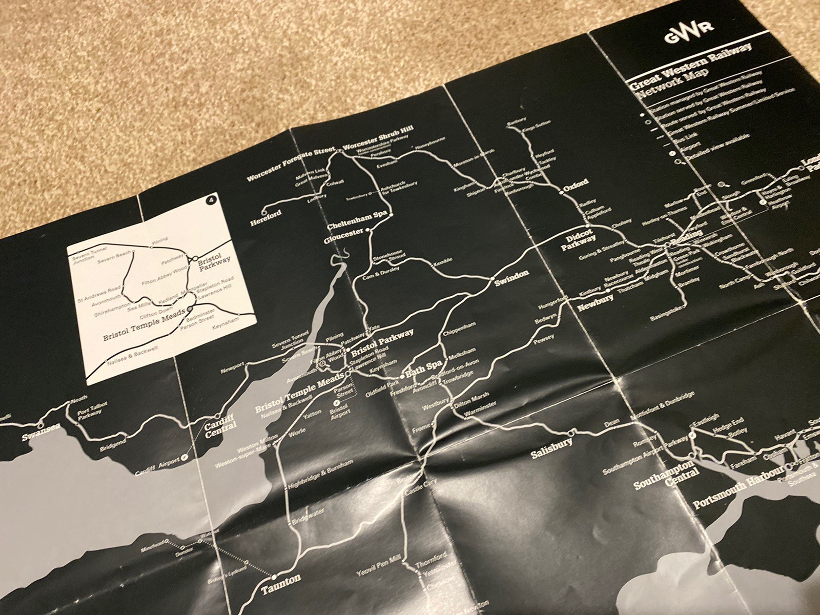 GWR Network Map 2019