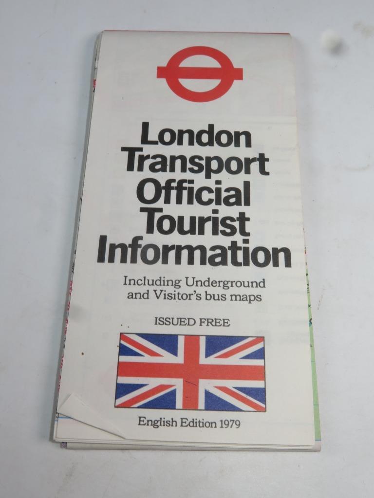 VINTAGE TRANSPORT EPHEMERA London Transport Official Tourist Information 1979