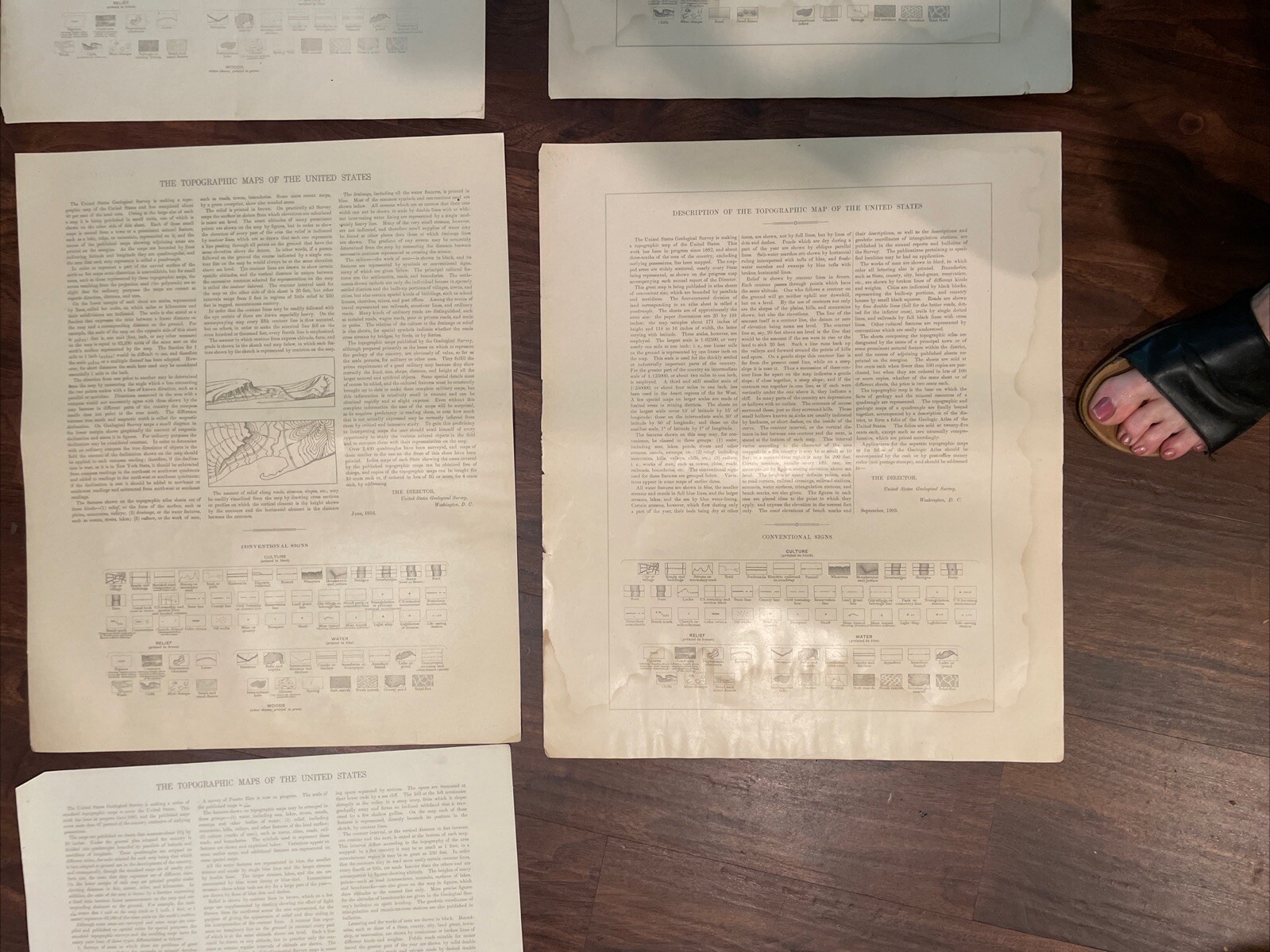 1917 ERIE RR Co Topographic Maps WOOSTER XENIA W COLUMBUS YOUNGSTOWN WESTERVILLE