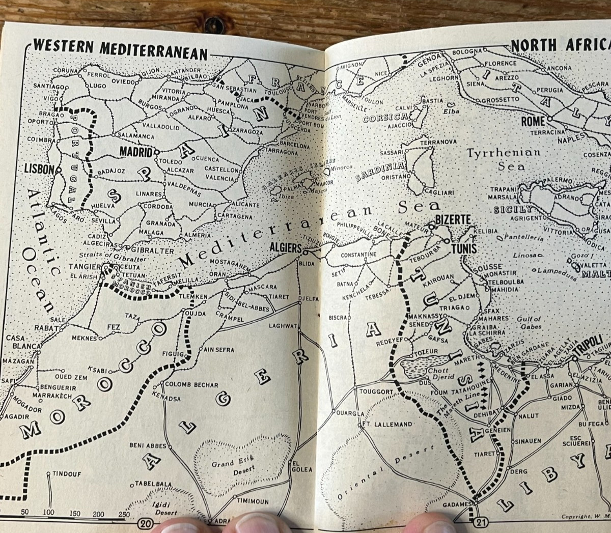 Vintage Norfolk And Western Railway Radio Listener’s Atlas Booklet N&R Railroad