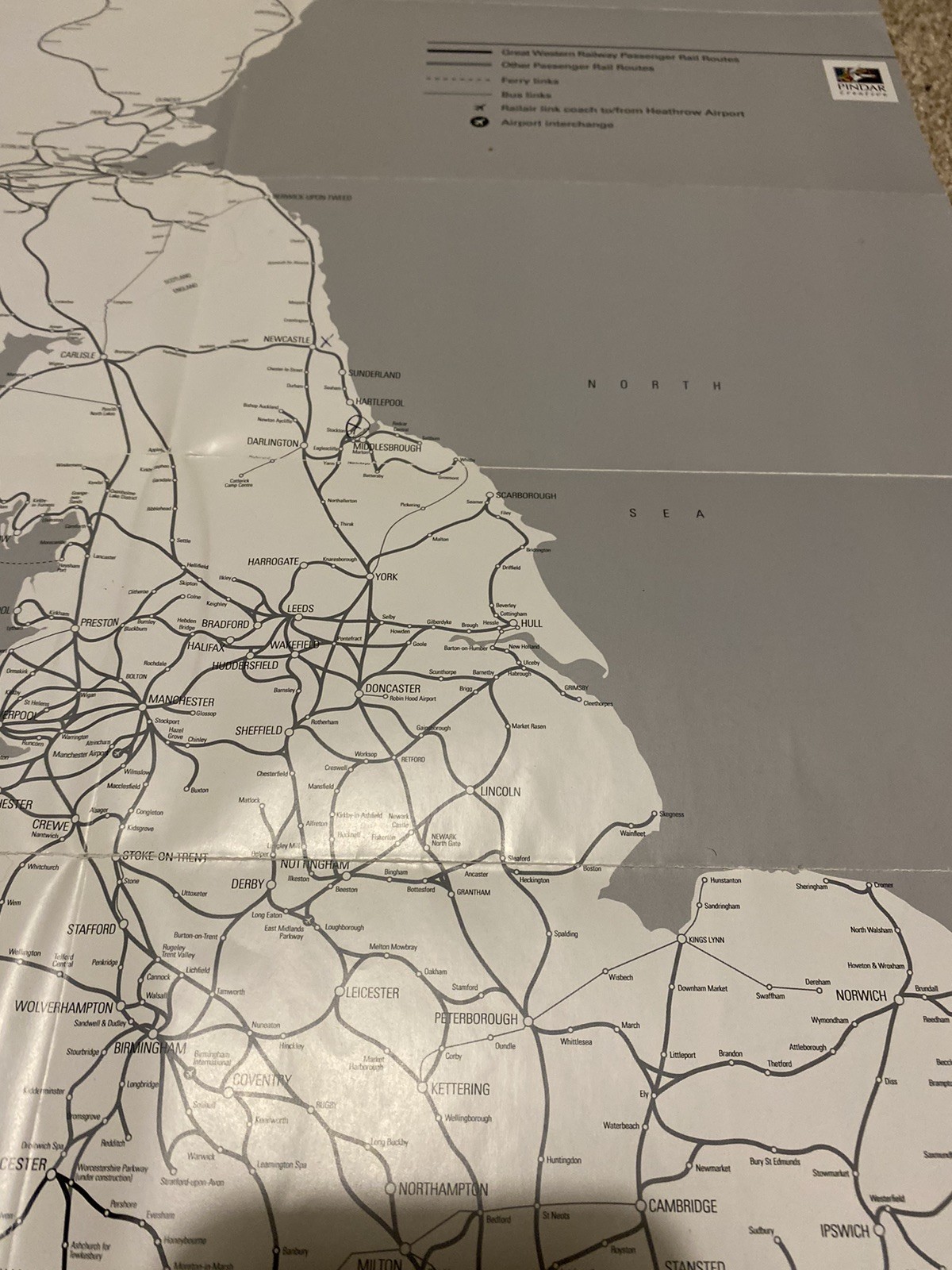 GWR Network Map 2019