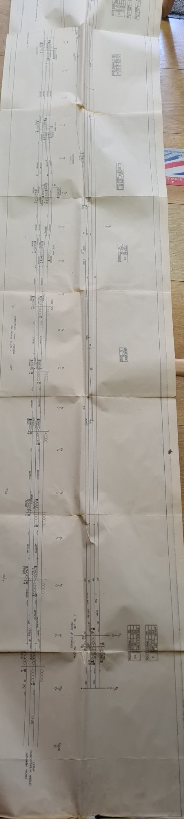Rumney Cardiff Wales Railway plans – 1967 – Interlocking System Locking Sketch