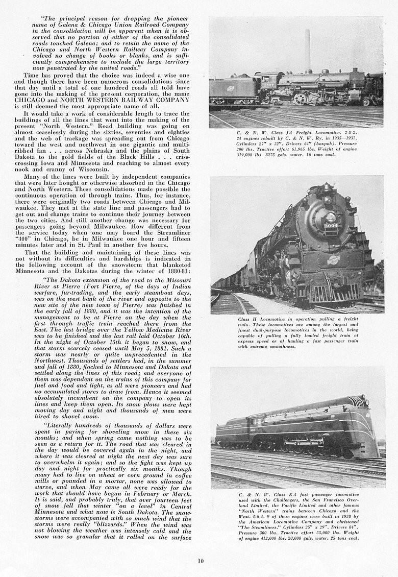 Brief History of the Chicago and North Western Railroad Booklet PDF Pages on DVD