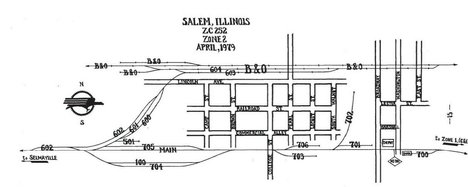 Missouri Pacific 1982 Salem, IL – Illinois Division ZTS PDF Pages on DVD