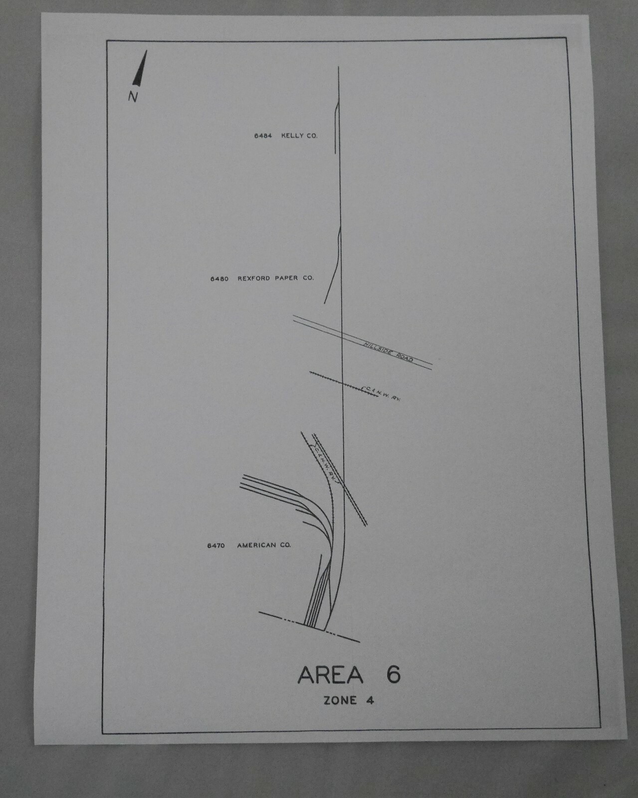 CMSTP&P Milwaukee Road SideTrack, 12 Individual Maps Detailing Business Tracks