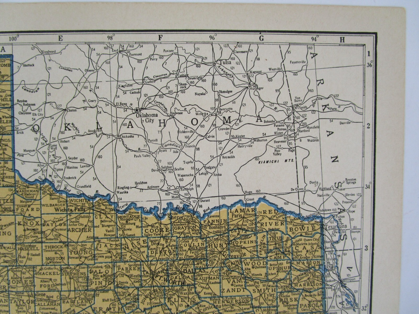 UT TX 1939 UTAH RAILROAD Map. DEEP CREEK RR or TEXAS. SAN BENITO & RIO GRANDE