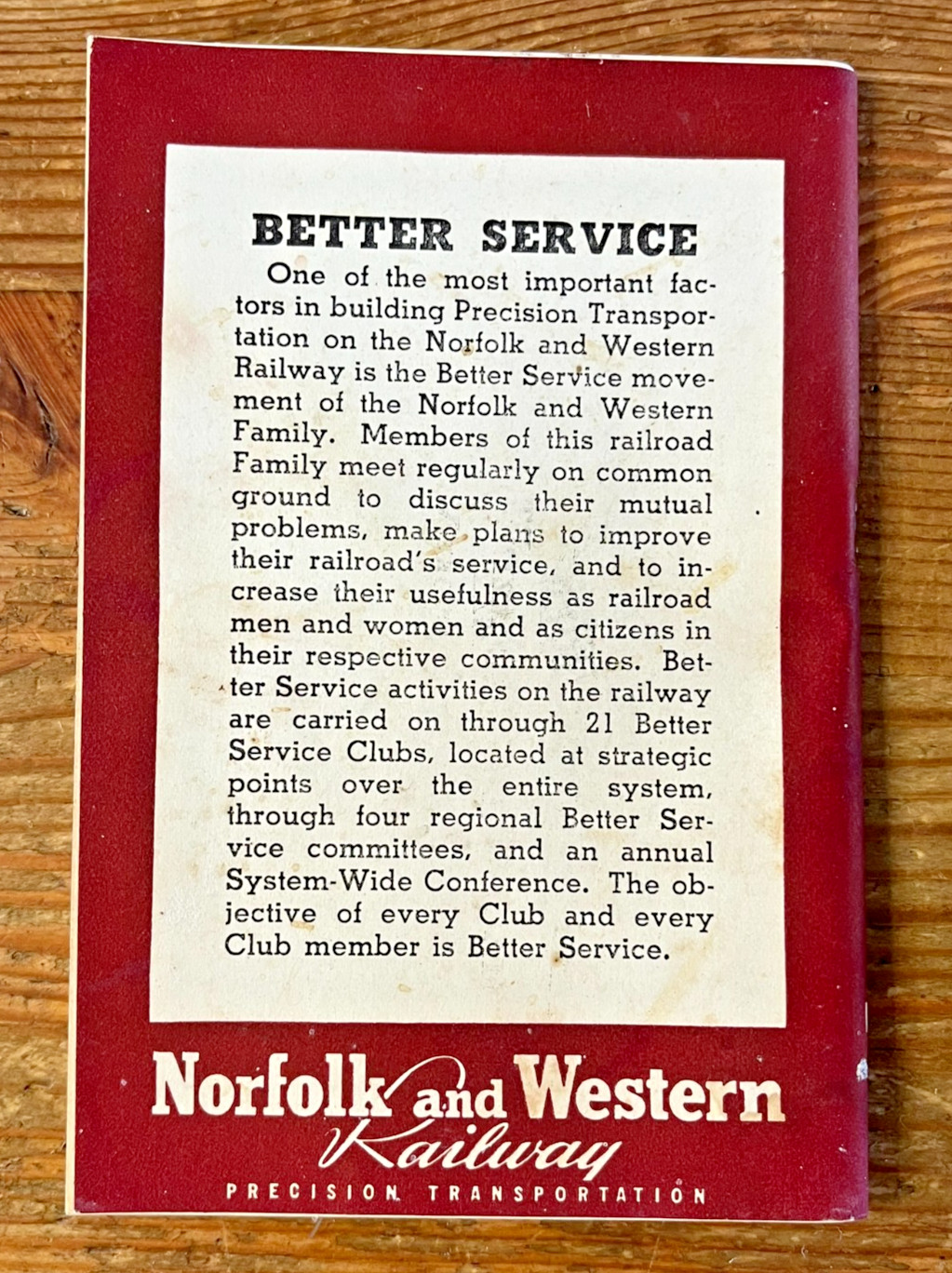 Vintage Norfolk And Western Railway Radio Listener’s Atlas Booklet N&R Railroad