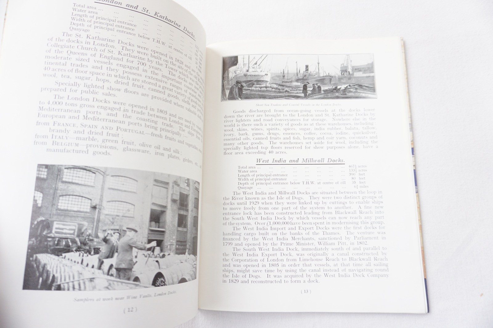 1936 Port of London Publicity Book & Map of Docks River Thames India Tilbury