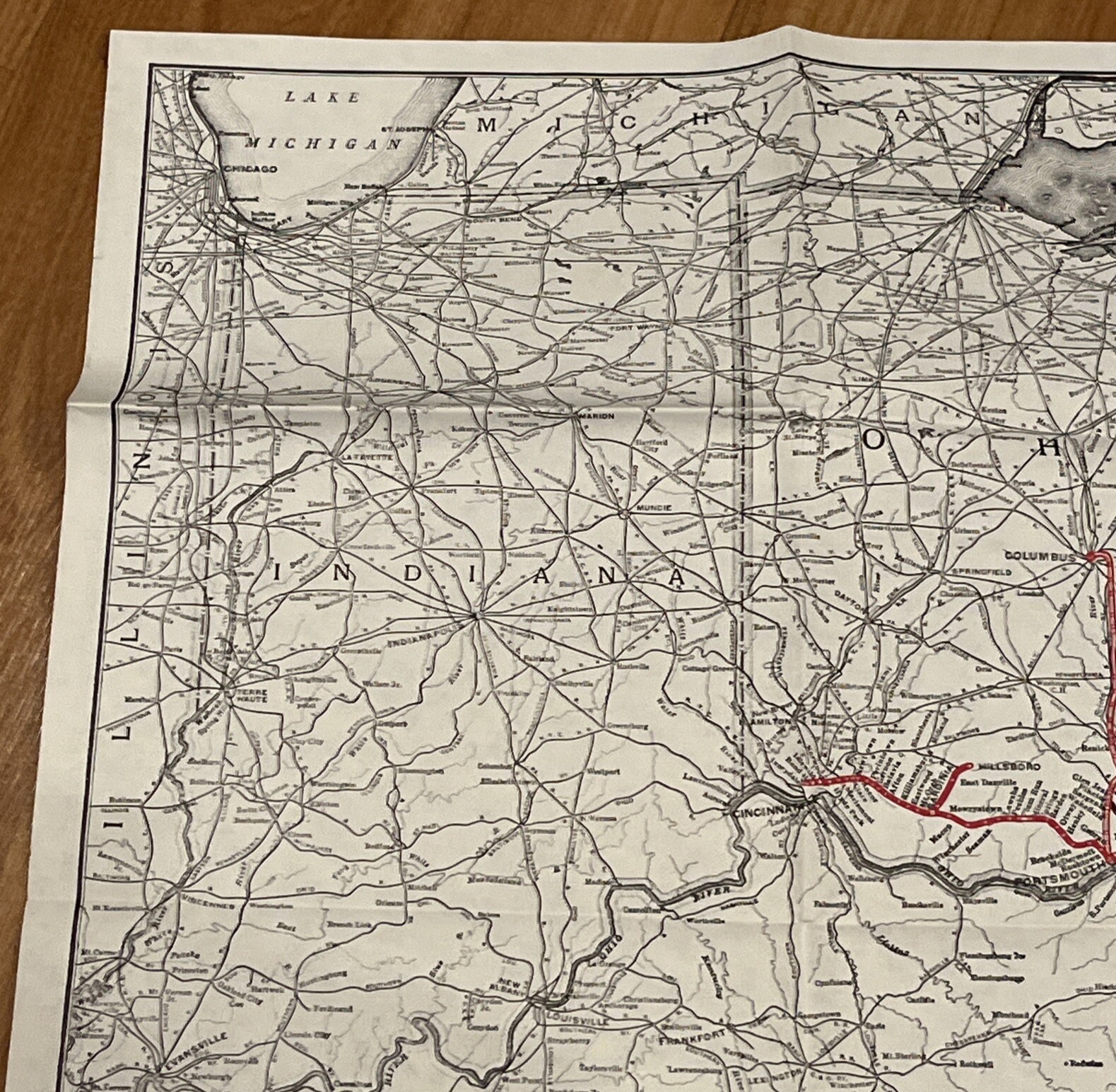Norfolk & Western Railway & Connections Map. June, 1958, 22” X 32” Virginia