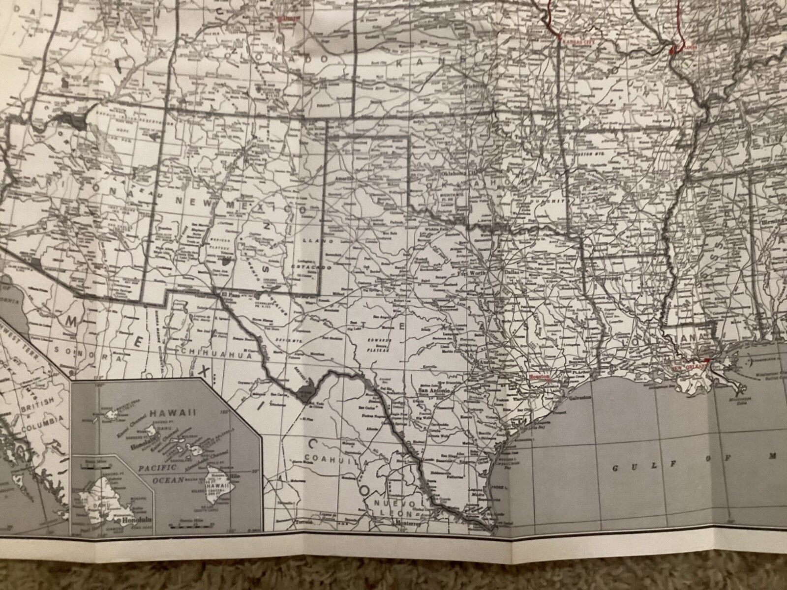 1979 CHICAGO AND NORTH WESTERN TRANSPORTATION COMPANY SYSTEM MAP