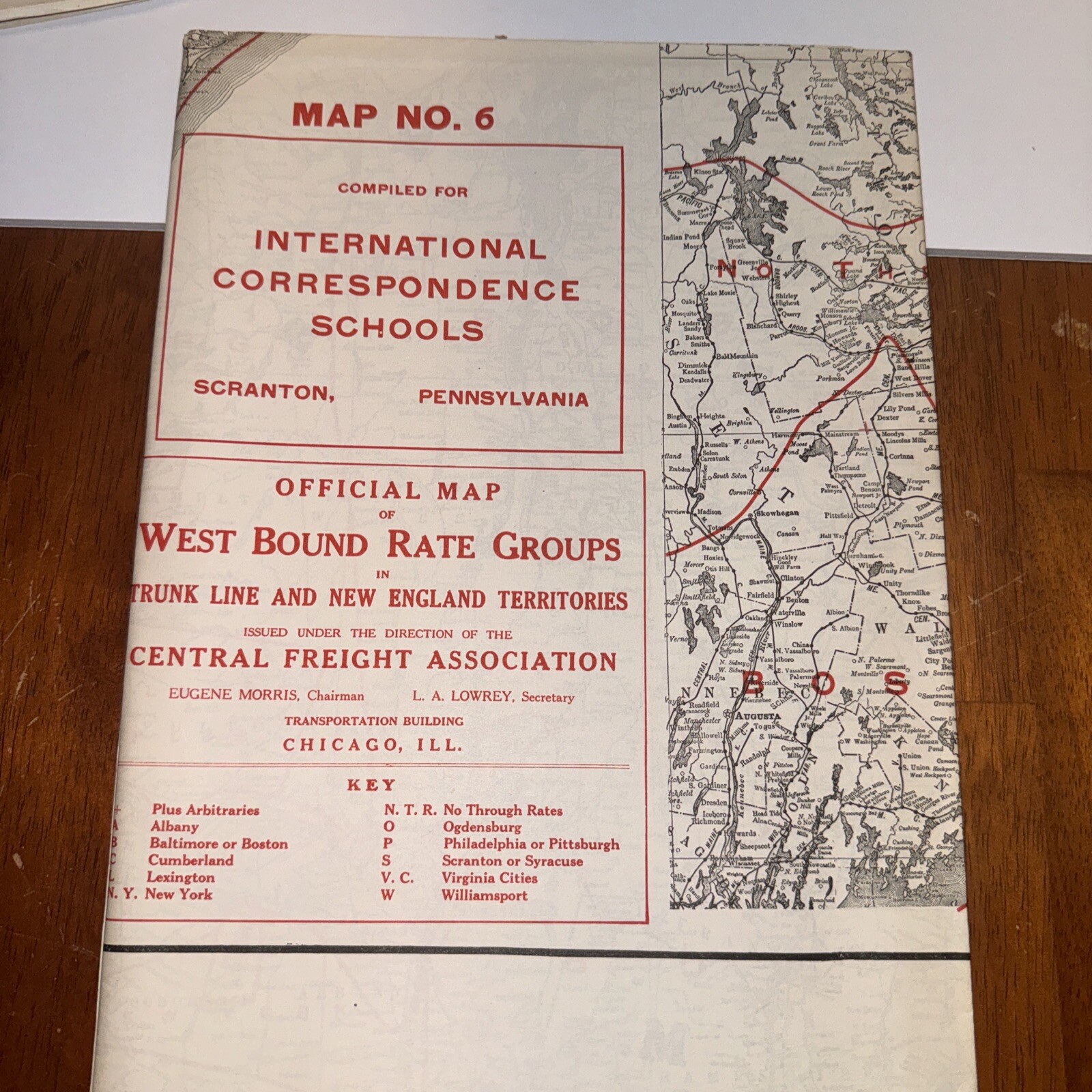 1913 Maps RAILWAY #1-13 FREIGHT ROUTES Eugene Morris Scranton Int. Corresp. Scl