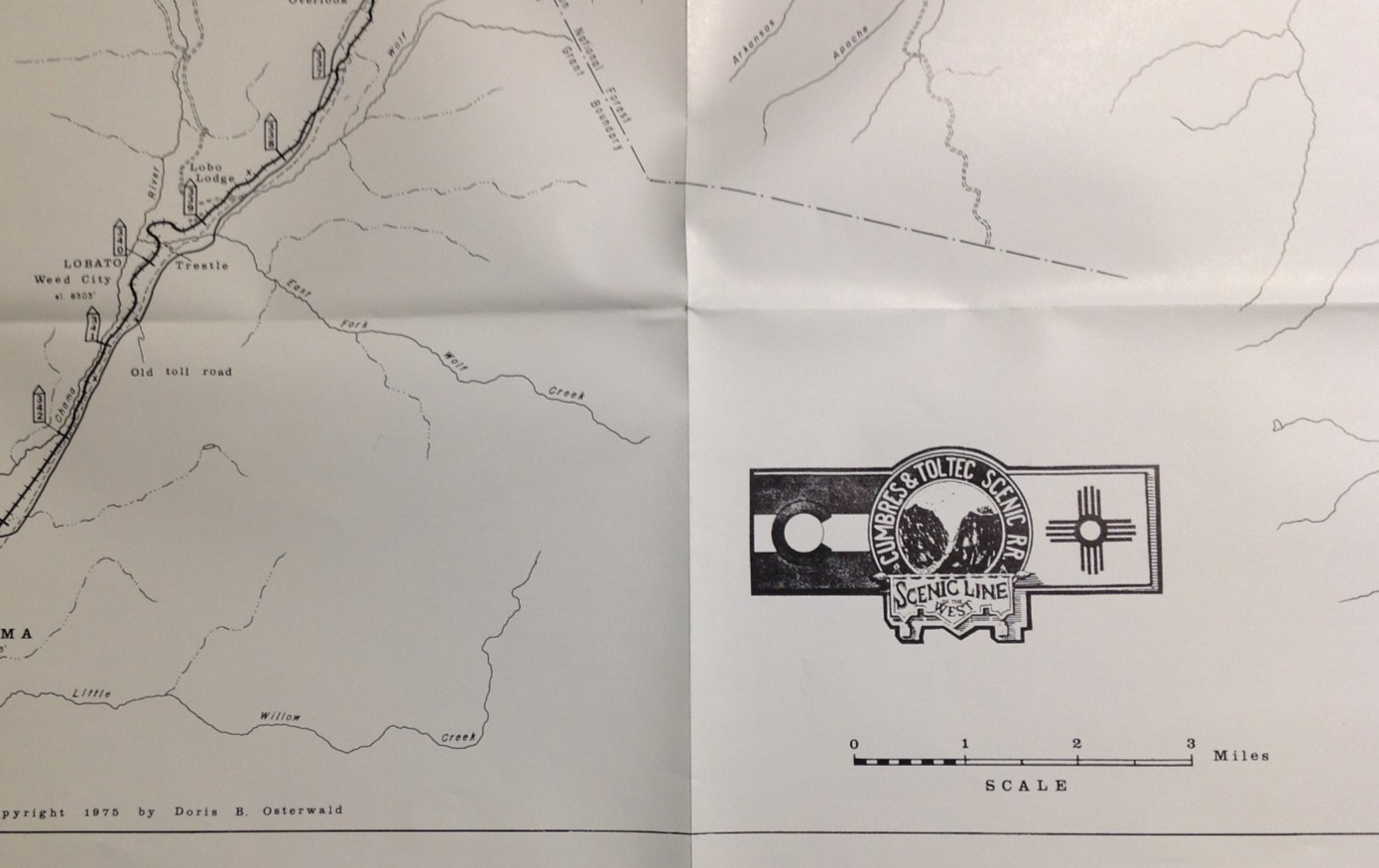 2 Colorado Railroad Maps Railway Society Historical Routes & Cumbres & Toltec