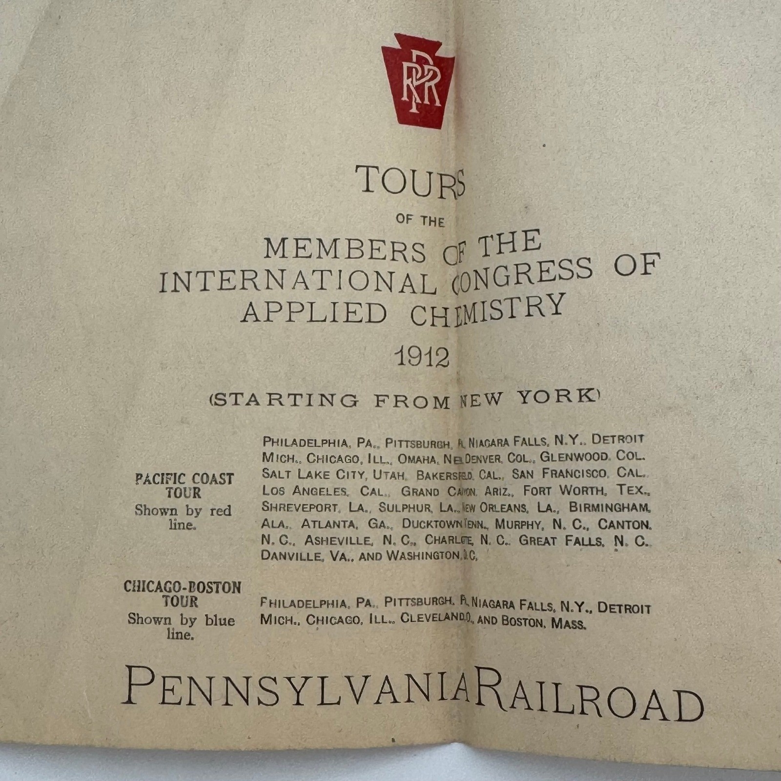 1912 International Congress Applied Chemistry Colorado Photos and Railroad Map