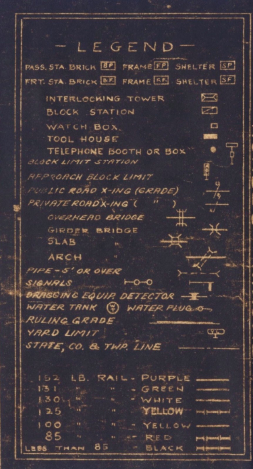 Pennsylvania RR 1960 Northern Reg Susquehanna & Br Track Chart PDF Pages on DVD