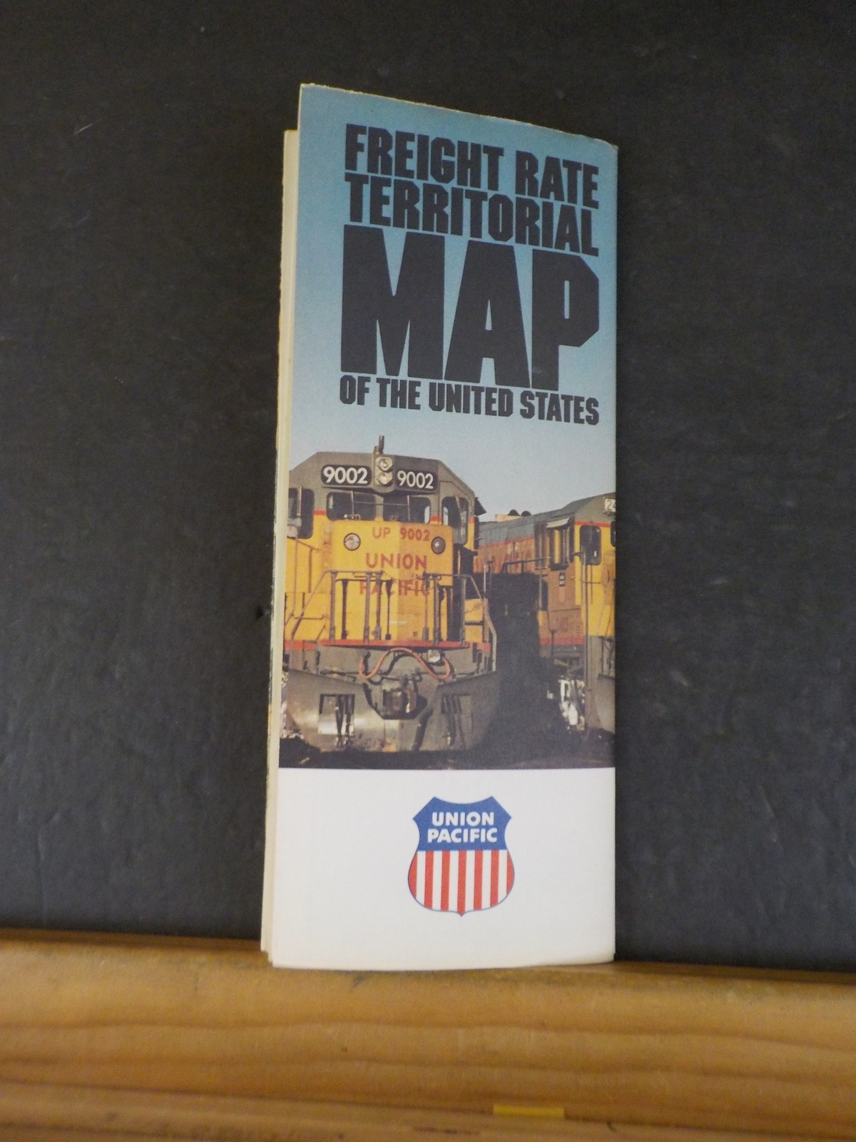 Map Union Pacific Railroad 1979 Freight Rate Territorial Map Of the United State