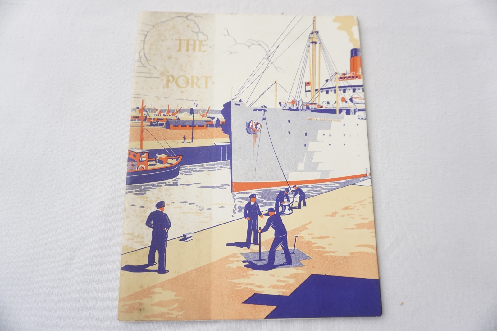 1936 Port of London Publicity Book & Map of Docks River Thames India Tilbury