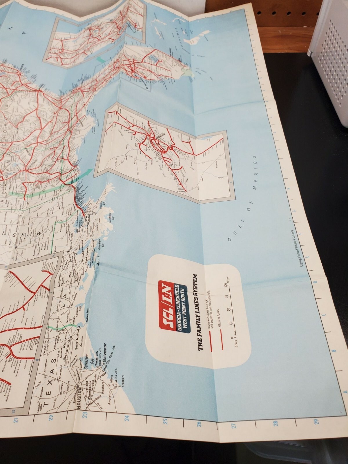 September 1975 SCL/L&N Georgia-Clinchfield- West Point Route Map – The Family Li