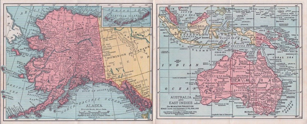 Union Pacific Railroad Pocket Atlas of the World Strategic Middle Route Omaha NE