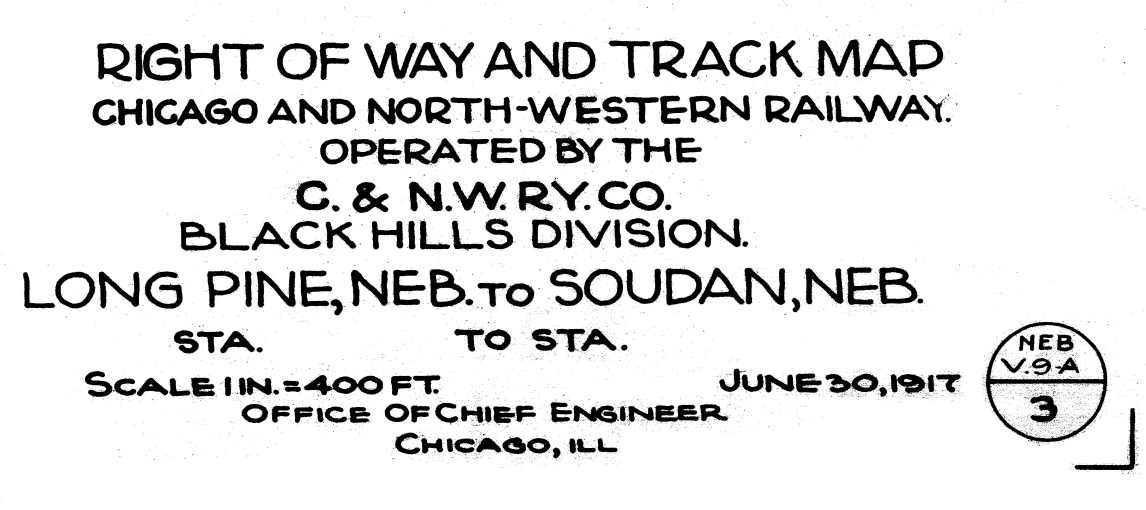 C&NW Railroad Map Cowboy Line Trail Nebraska Digital – CNW Train Hiking Biking