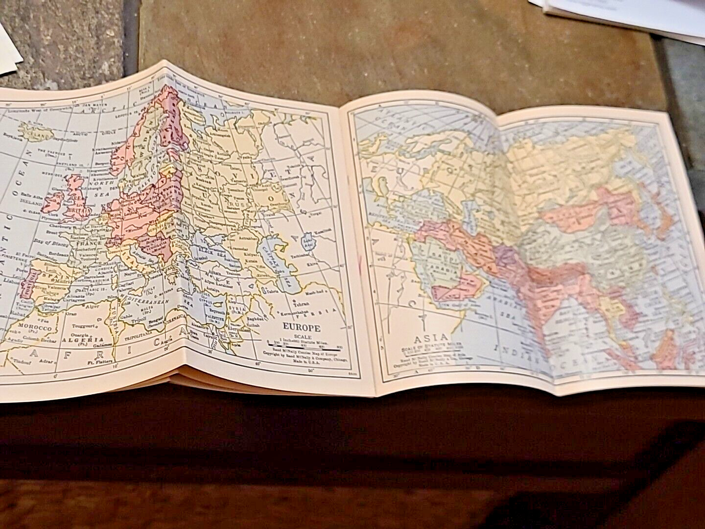Union Pacific Railroad Pocket Atlas of the World WWII Era
