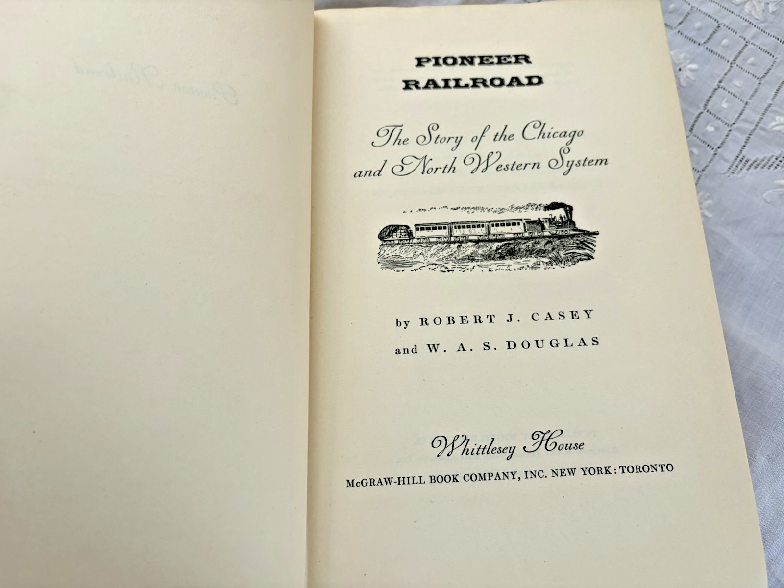 2 Book lot Steelways of New England & Pioneer Railroad Chicago NW System HB DJ