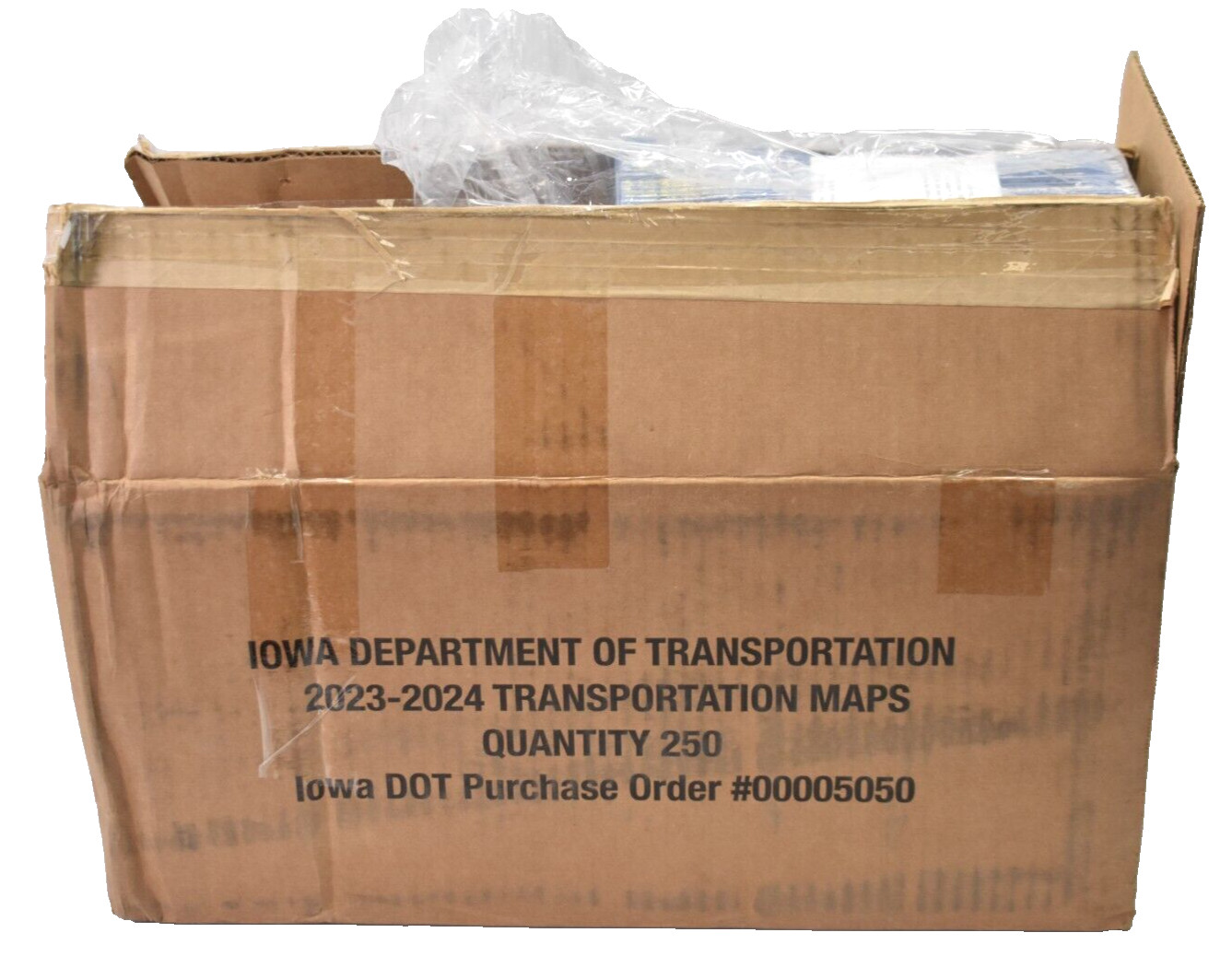 Lot of 250 Iowa Department Of Transportation 2023-2024 Transportation Maps