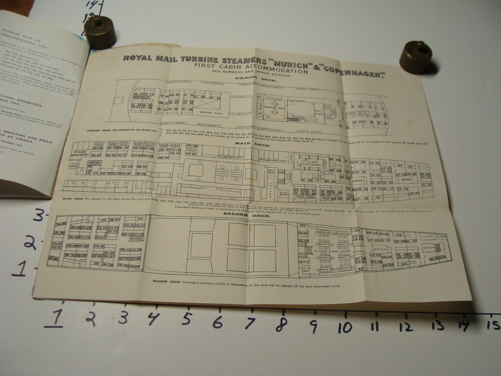 Vintage Tourist paper: 1910 the HARWICH ROUTE to the Continent Great Eastern