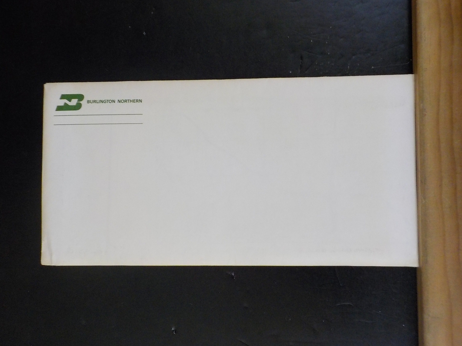 Map Burlington Northern Wyoming State Railroad Map 1983 August