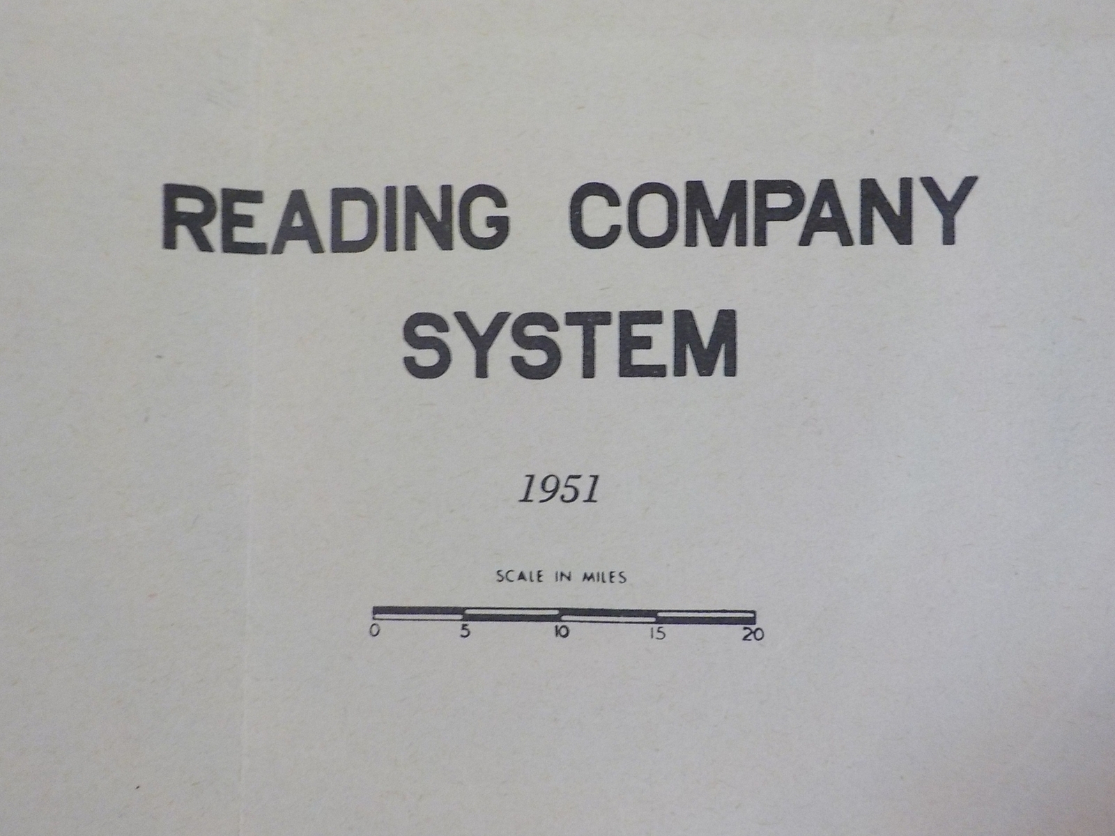 Map Reading Company System 1951 Folded fragile