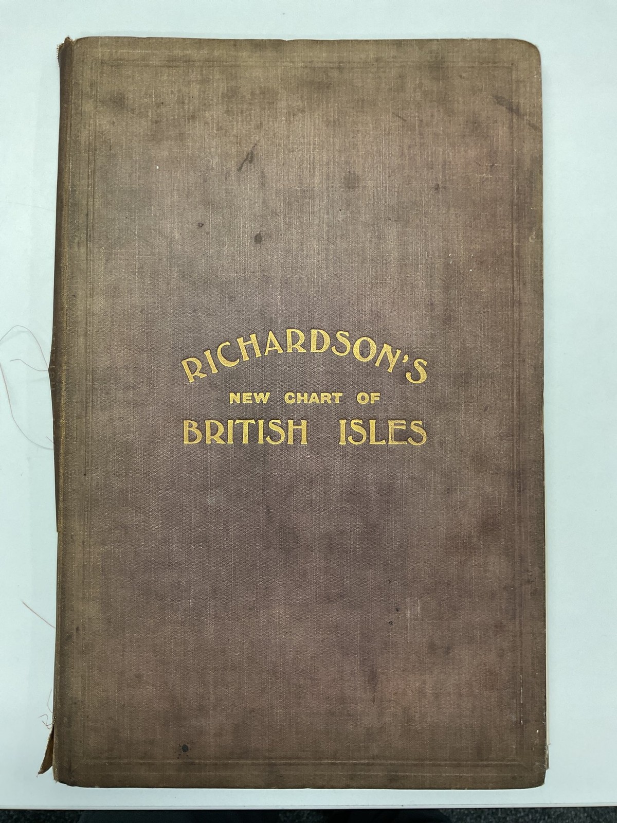 Richardson’s Chart of the British Isles Railway Map 1910-20 Collectable