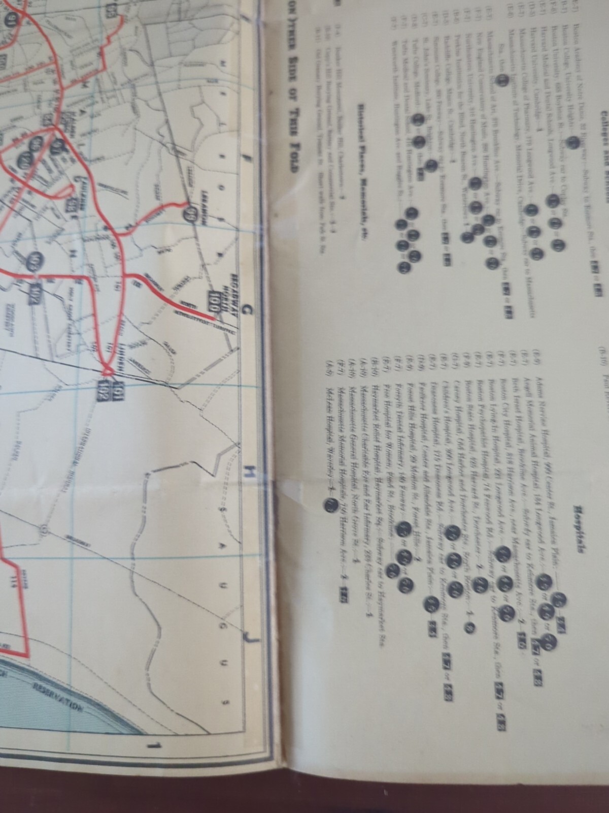 Boston Elevated Railway System Map Booklet 1936