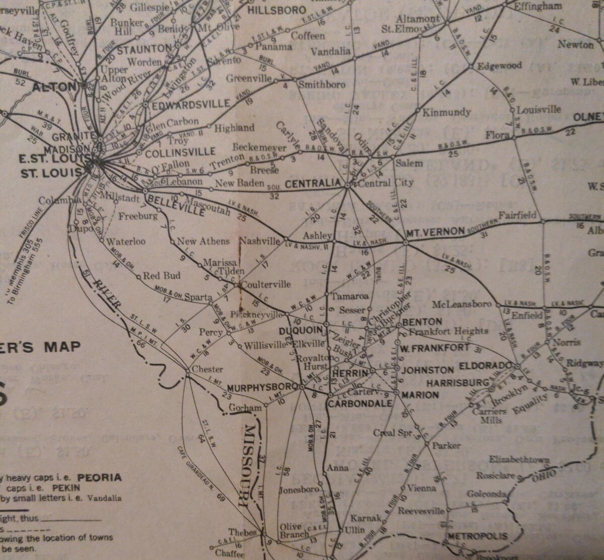 Blum’s Commercial Travelers Map Of Illinois, 1922-1923 Edition