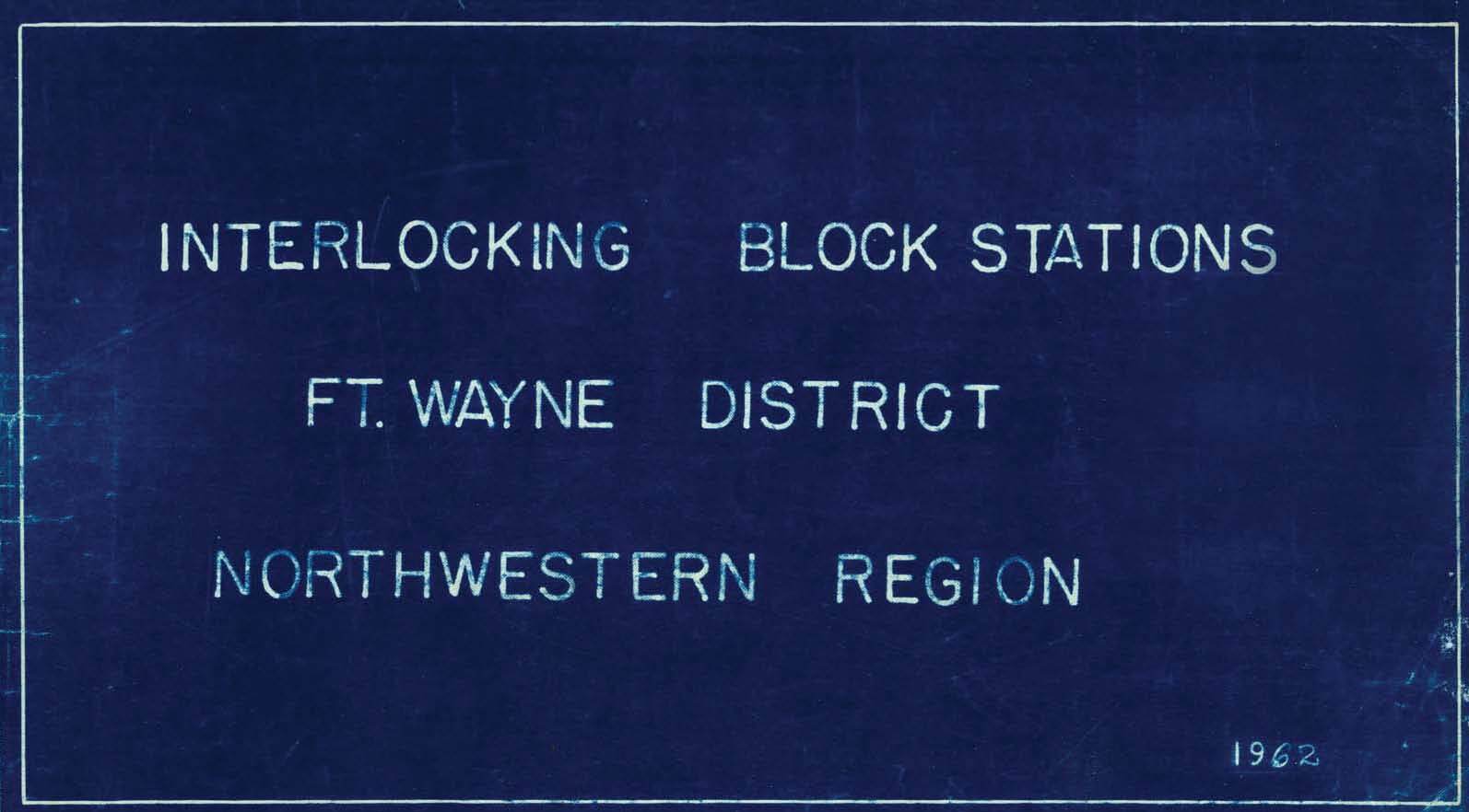 Pennsylvania Railroad 1962 Ft Wayne Interlocking Diagrams PDF Pages on DVD