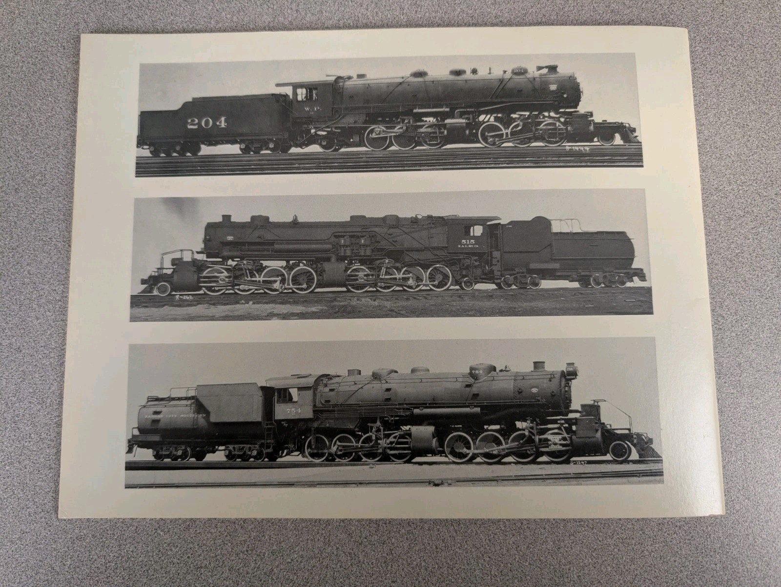 Vintage Giants of the Rails Articulated Steam Book + Rand McNally RR Maps