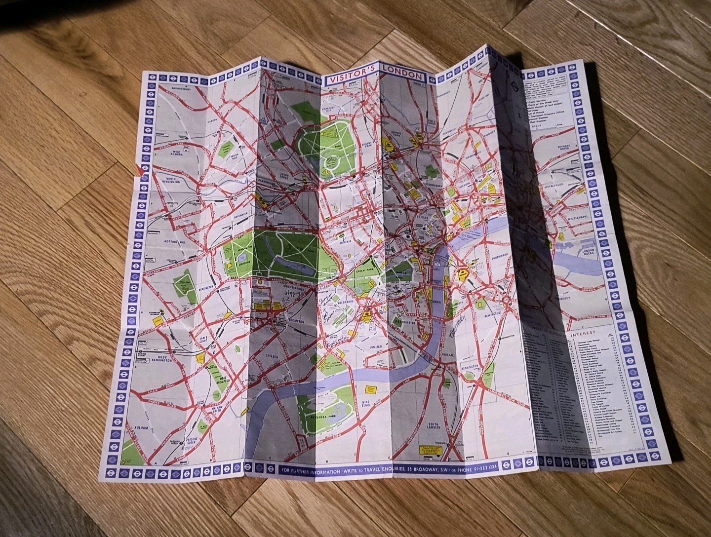 London Transport Underground Tourist Info & Bus Maps 1971