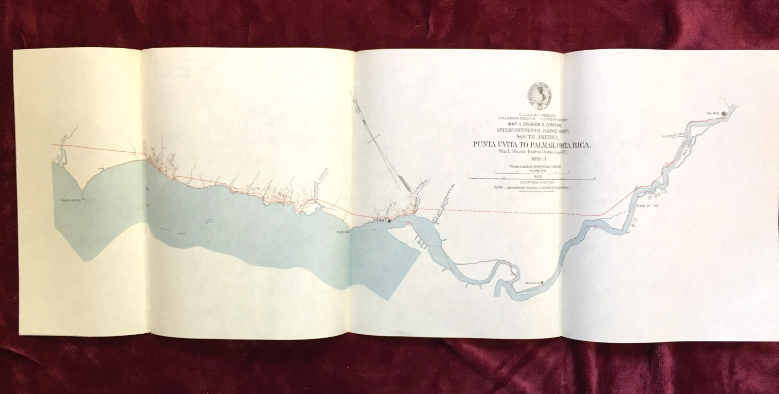 1895 INTERCONTINENTAL RAILWAY SURVEY – Over 100 MAPS & Profiles – South America