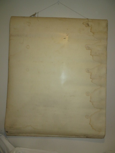 Lg Vtg 1963 Atlantic Coast Line Railroad Wall Map 34 1/2″ x 44 1/2″ Wood