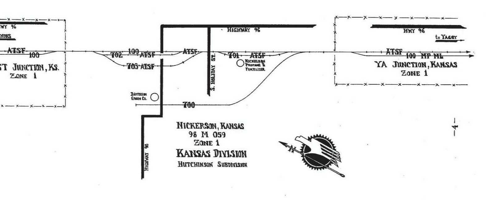 Missouri Pacific 1976 Hutchinson, KS Kansas Division PDF Pages on DVD