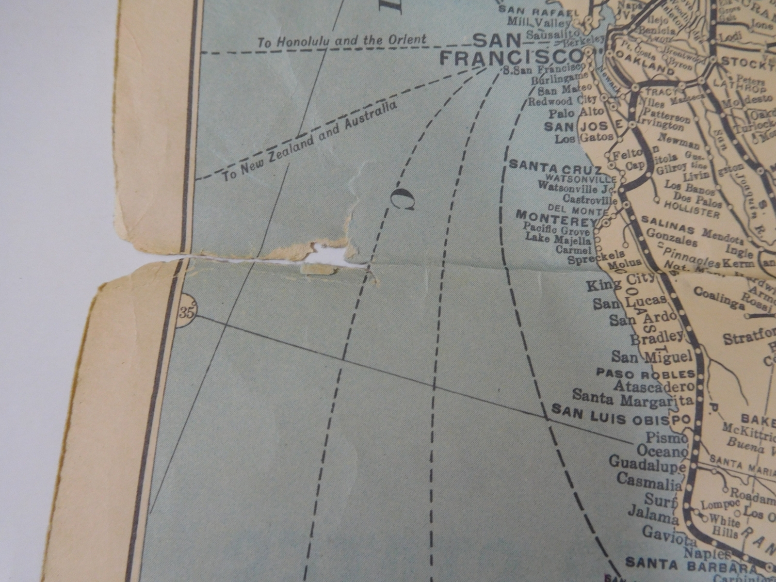 Map Union Pacific Railroad 1952 May Map of the United States 19 x 32