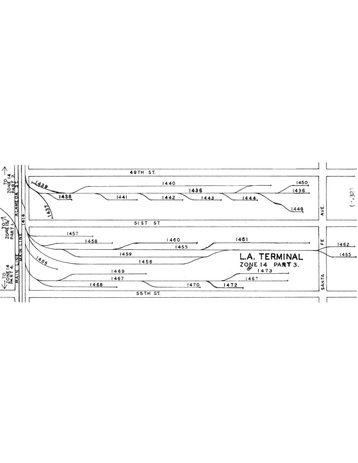 Southern Pacific RR 1982 Los Angeles DivSPINS Zones 13,14,15&16 PDF Pages on DVD