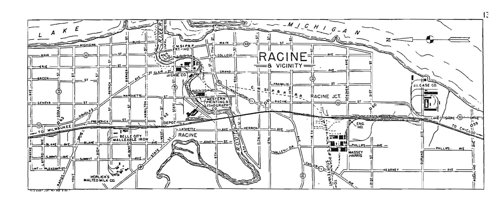 Chicago & Northwestern RR 1971 Wisconsin Division Track Chart PDF Pages on DVD