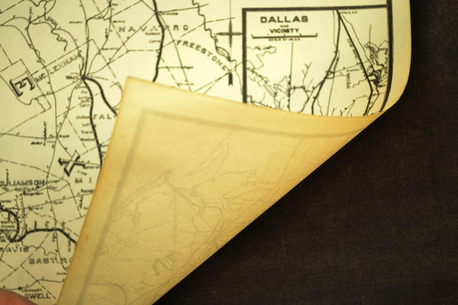 Southern Pacific Railroad Map Dallas Division Austin & Northwestern RR T&NO RR