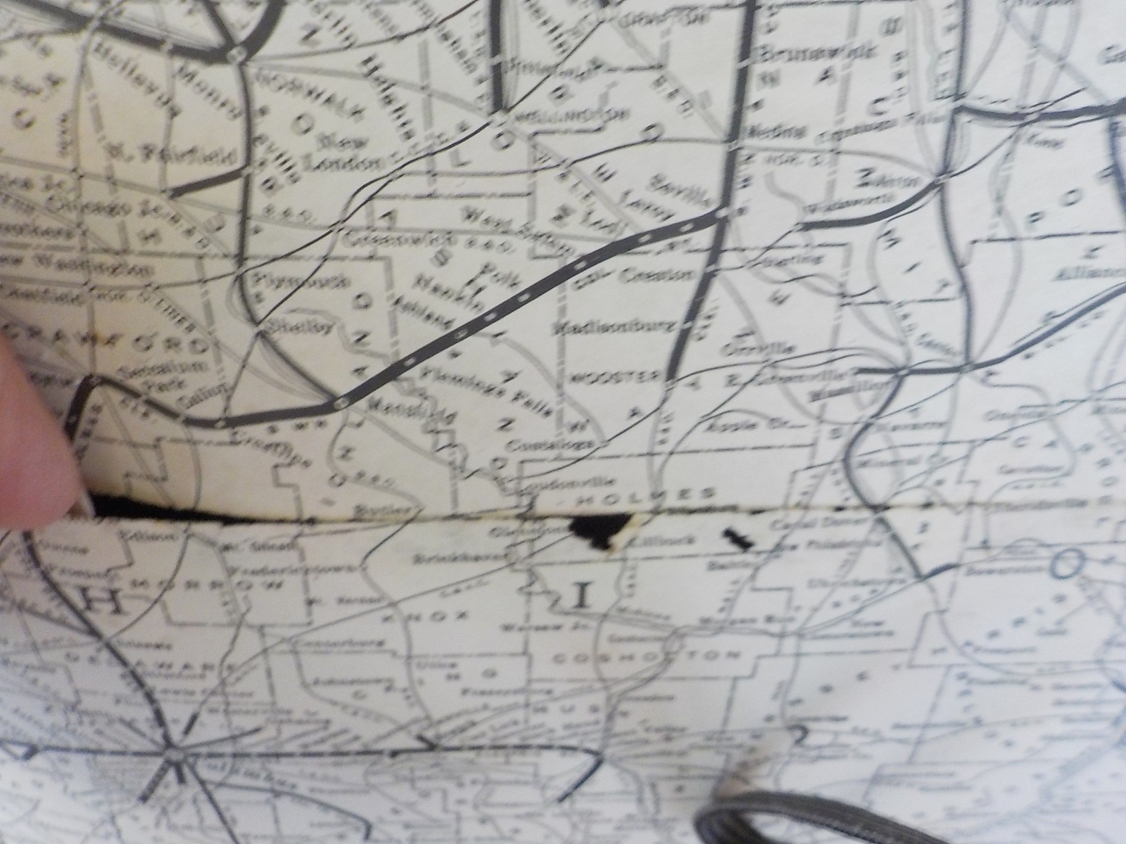 Map Central ELectric Traffic Association 1912-1923 REPRODUCED 1941