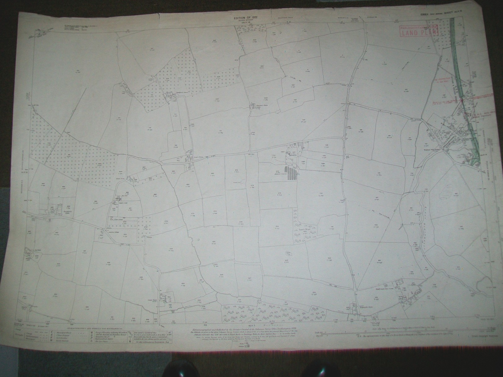 WICKHAM BISHOPS STATION ESSEX ORDNANCE SURVEY MAP GREAT EASTERN RAILWAY 1922
