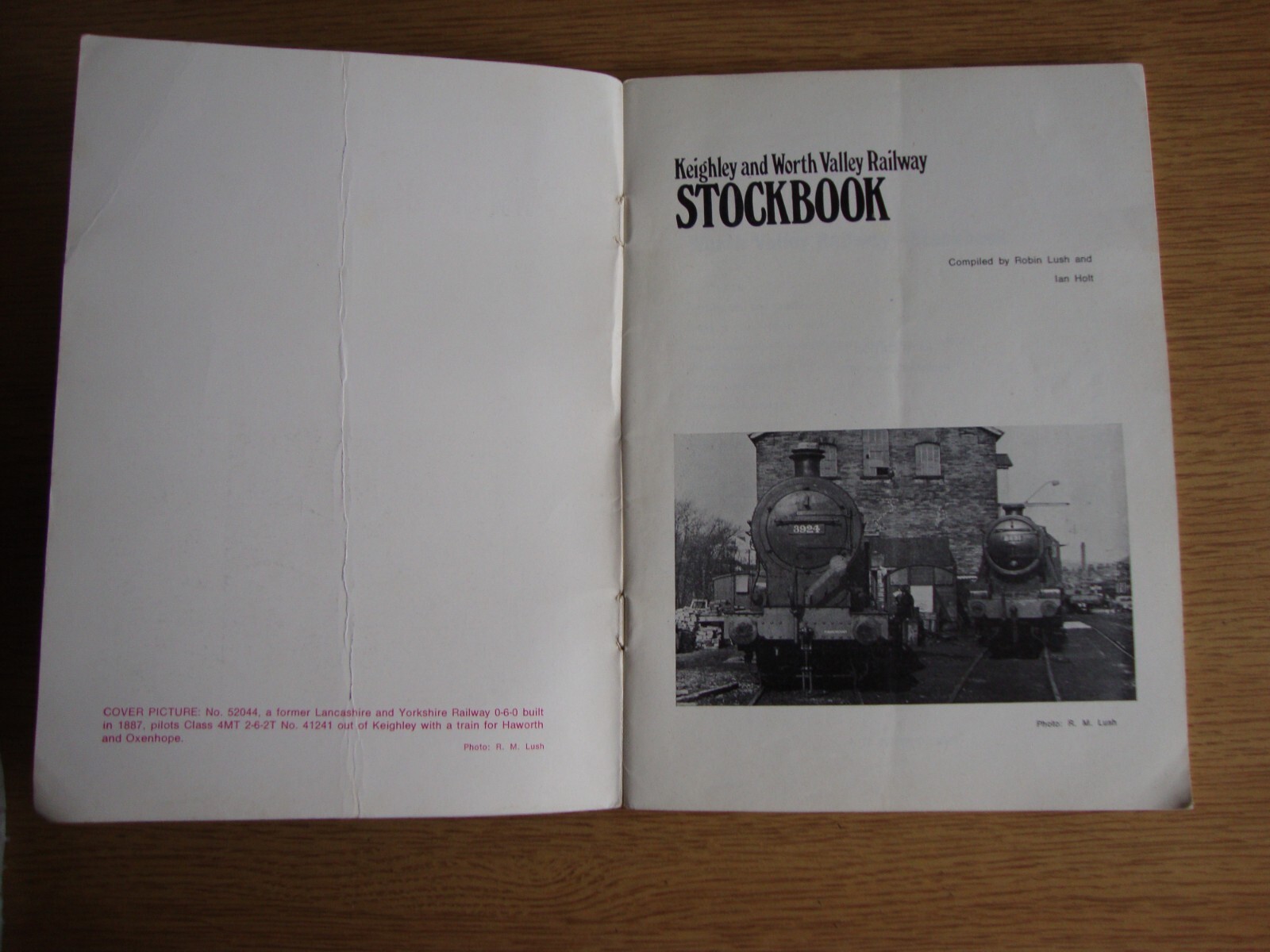 1976 Keighley and Worth Valley Railway – Stockbook – Robin Lush & Ian Holt