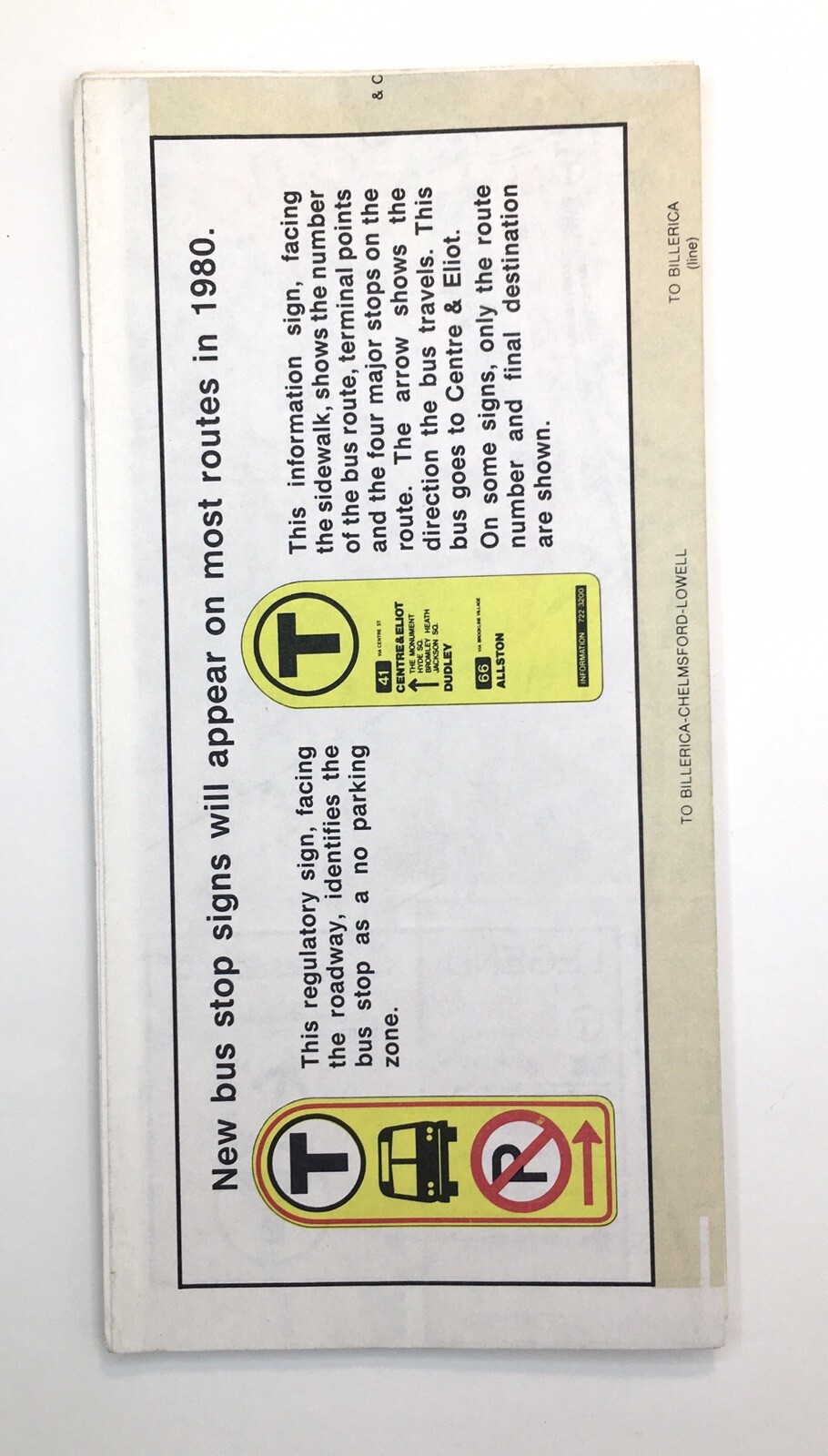 1980 MBTA MASSACHUSETTS BAY TRANSPORTATION AUTHORITY SYSTEM MAP SUBWAY BUS RAIL