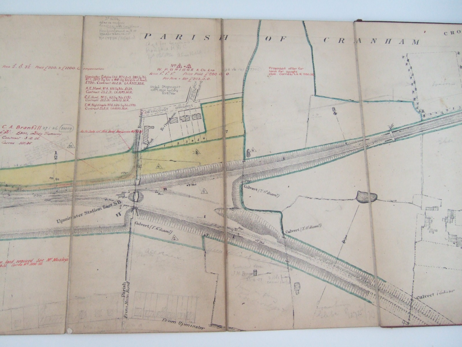 BARKING AND UPMINSTER WIDENING original Engineering Plan. 1920s/30s. LMS. VGC.