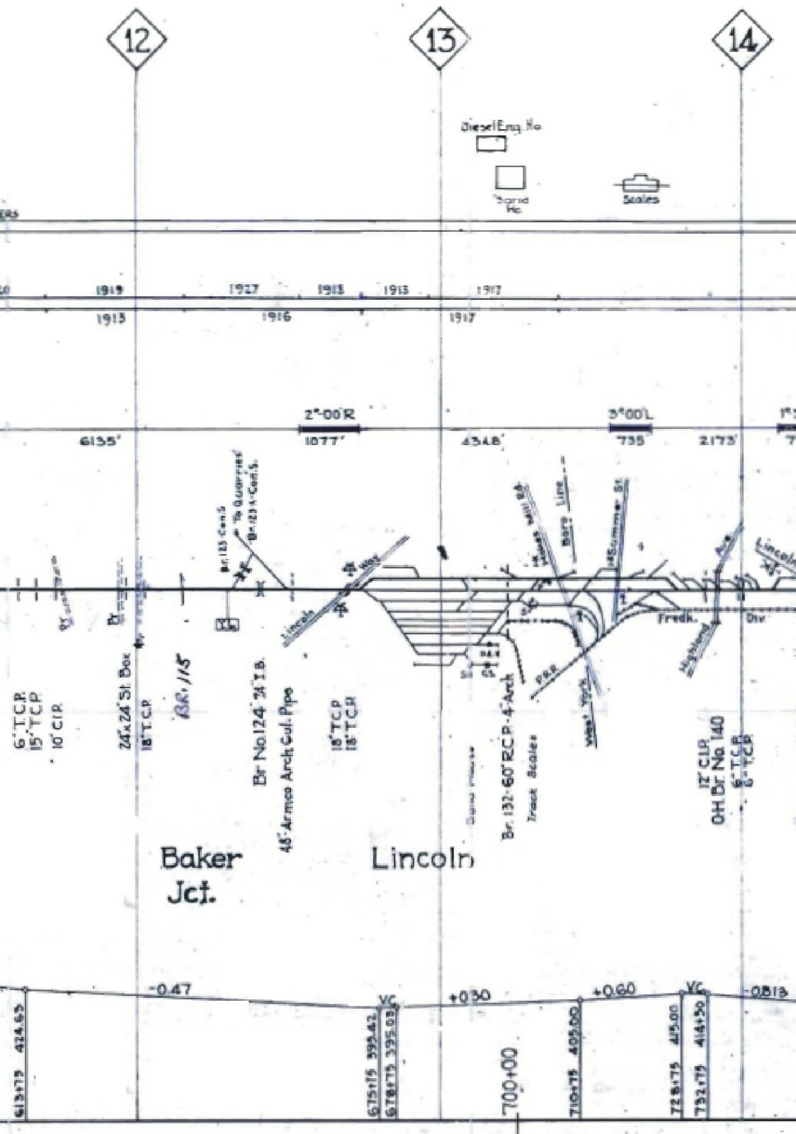 Western Maryland RR 1956 Porters to York York Branch Track Chart PDF Page on DVD