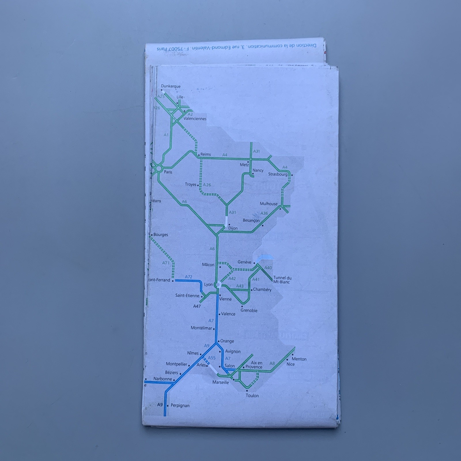 Guide des Autoroutes du Sud de la France ASF 1986 Vintage Road Guide
